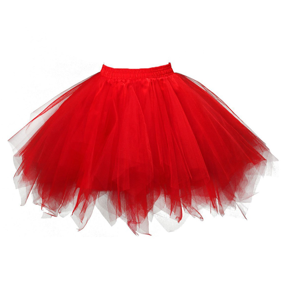 7 Layers Princess Tulle Skirt High Waist Pleated Dance Skirt High  Pleated Gauze Short Skirt Adult Tutu Dancing Skirt