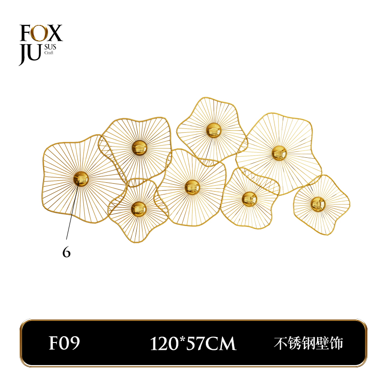 YY Simple Living Room and Dining Room Walls Stainless Steel Decorative Hallway Metal