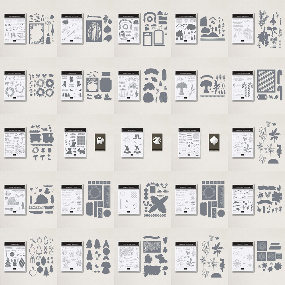  July to December Mini Catalog Clear Stamps and Metal Cutting Dies Making  Halloween Scrapbooking Greeting Card