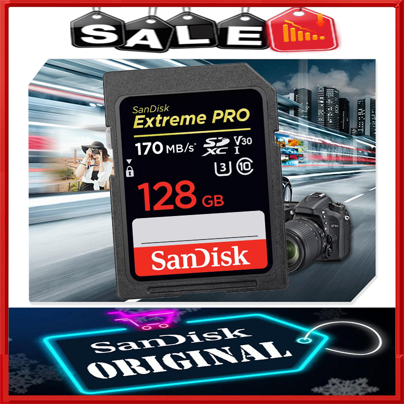 SanDisk Ultra Original SD card 8GB 16GB 32GB SDHC 64GB 128GB 256GB SDXC Class10 Memory Card C10 R80mb/s USH-1 Support for Camera