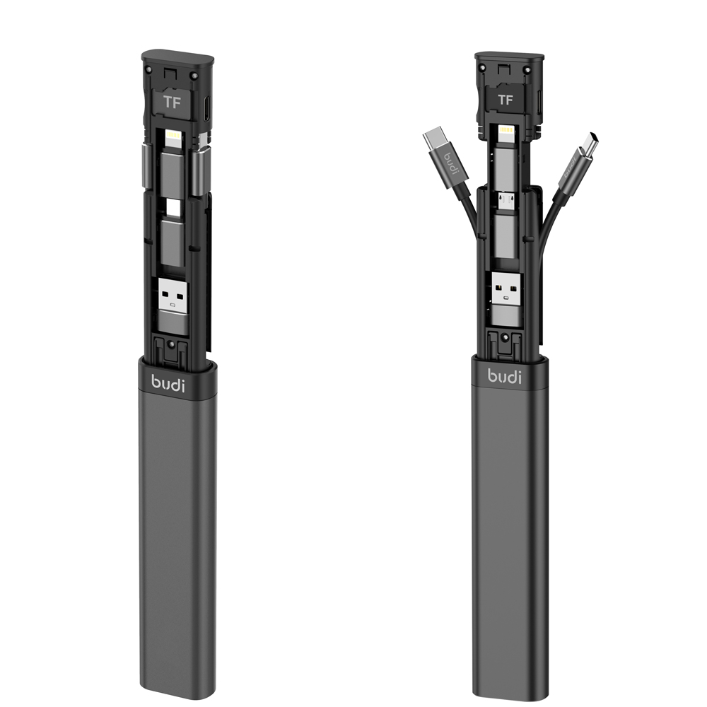 BUDI Multi-function Smart Adapter Card Storage Data Cable Stick USB Box Multi-Cable SIM KIT TF Card Memory Reader Computer Accs