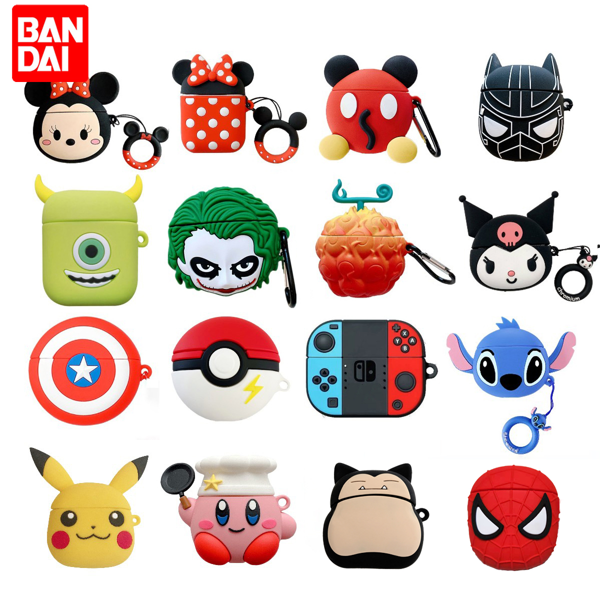 Marvel Mickey Minnie Stitch Case for Airpods 3 Case Airpods pro 2 1 Soft Silicone Wireless Bluetooth Earphone Protective Cover