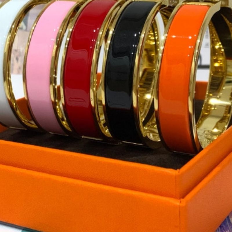  Ladies Bracelets Enamel  Trend Bracelets Jewelry Stainless Steel Bracelets  Jewelry Wholesale