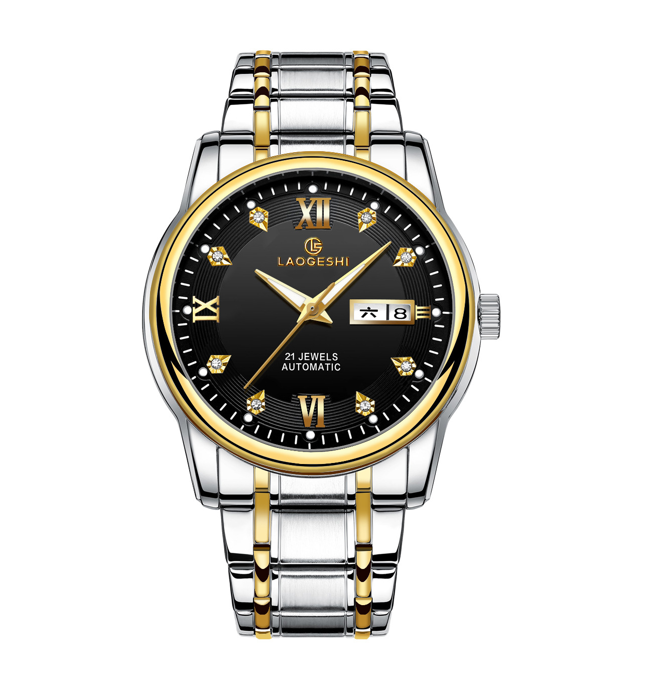 002 41mm 2813 Men Automatic Mechanical Datejust Clock  Military Watches Stainless Steel 100ATM Waterproof Watch Relogio