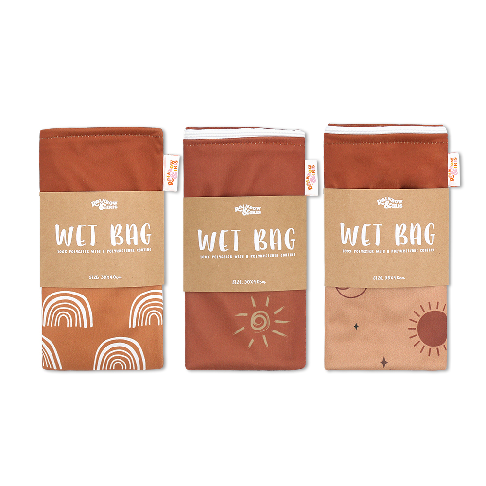 Rainbow&Iris  Wet and dry isolation bag  Diaper bag  Mummy Bag  Waterproof Bag  Wet Bag