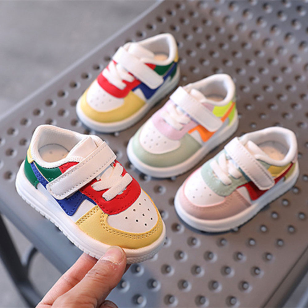 Baby Shoes Retro Leather Boy Girl Shoes Multicolor Toddler Rubber Sole Anti-slip First Walkers Infant Newborn Moccasins 