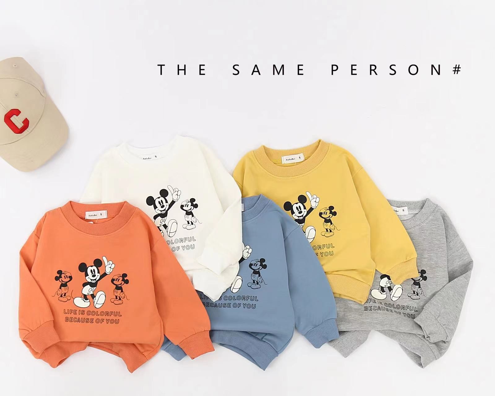 Boutique  Children's Clothing Spring Autumn Baby  Girls Sweater Printed Disney Kids Long-sleeved Pullover Clothes