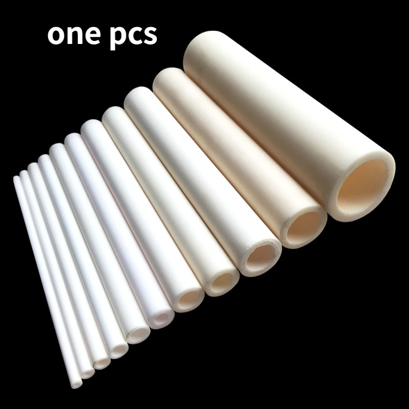 ceramic alumina tube Alumina high-alumina ceramic tube high temperature resistant insulation hollow 50mm