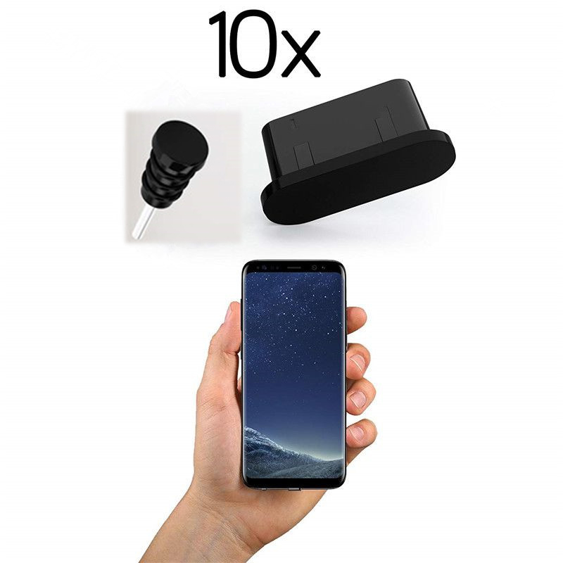 Universal 10x Anti Dust Plugs USB C Charging holes Silicone Type C Port Protection Dust Plug For Samsung S9 S8 Huawei Xiaomi