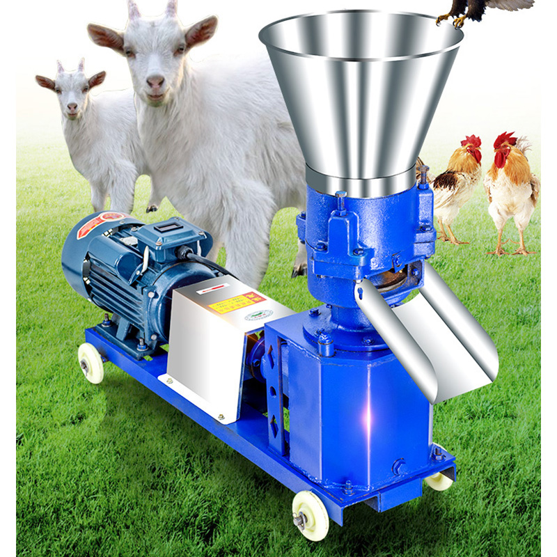 150 Type Wet And Dry Feed Machine 220V/380V Small Feed Pellet Machine Household Chicken Duck And Fish Breeding Feed Equipment