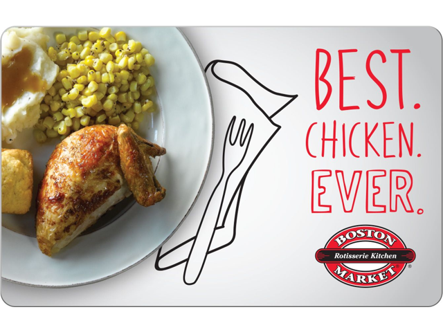 Boston Market $25 Gift Card (Email Delivery)