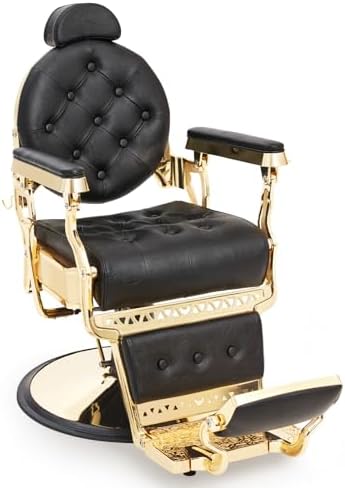 Artist hand Barber Chair Heavy Duty Salon Chair All Purpose Hydraulic Recline Vintage Barber Beauty Salon Equipment Barber Chairs