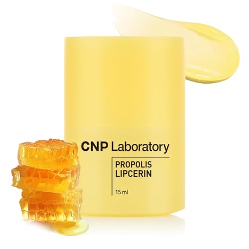 CNP Honey Lip Butter Stocking Stuffer - Propolis Lipcerin™ Original, Hydrating Overnight Manuka Lip Balm & Mask, 12hrs Long-lasting Moisture, Gifts for Women, Korean Skin Care, 0.5 fl.oz.