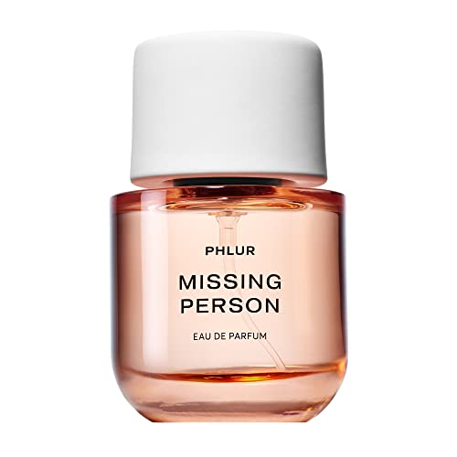 PHLUR Missing Person Eau de Parfum - Full Size Perfume for Women & Men Fragrance - Floral Skin Musk Perfume with Bergamot, Musk, Orange & Sandalwood (50mL)