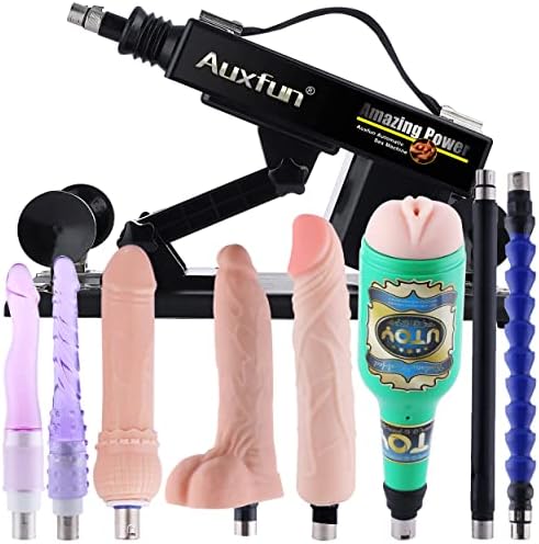 Sex Machine Dildo Machine with Realistic Dildo,Fuck Machine for Women with 3XLR Connector,Thrusting Sex Machine for Man,Adult Toys Sex Toy with 8 Accessories