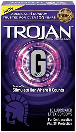 Trojan G. Spot Premium Lubricated Condoms - 10 Count
