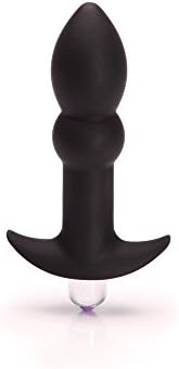 Tantus Sex/Adult Toys Perfect Plug Plus Vibrating Butt Plug - 100% Ultra-Premium Flexible Silicone Glossy Prostate Massager, Waterproof, Anal Stimulation, Pleasure for Men, Women, Couples - Black