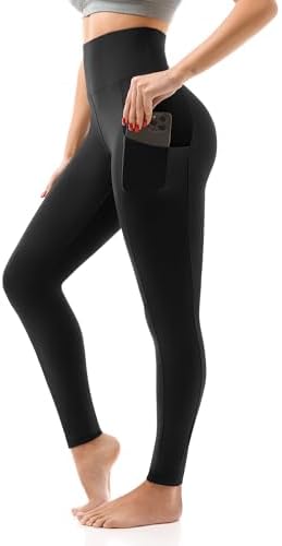 SINOPHANT High Waisted Leggings with Pockets Women, Buttery Soft Elastic Tummy Control Stretchy Yoga Pants