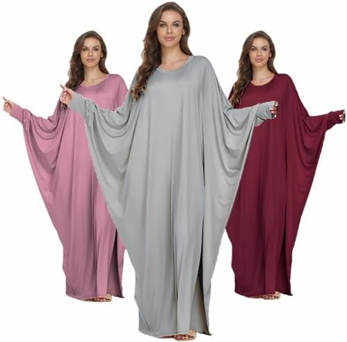 Women Soft Muslim Prayer Dress Abaya Islamic Ramadan Full of Elasticity Garment Dubai Robe