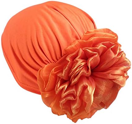 Women Flower Elastic Turban Beanie Head Scarf wrap Chemo Cap hat for Cancer Patient