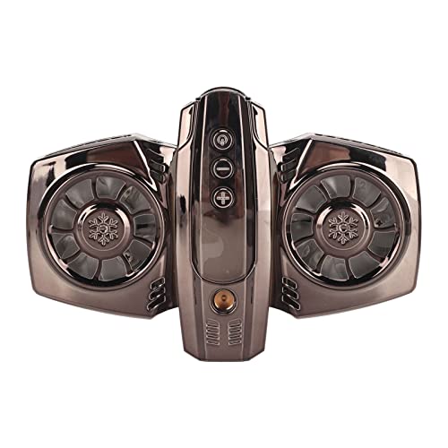 Cell Phone Cooler Dual Core Semiconductor Cooling Fan, Aluminum Alloy Low Noise Mobile Phonefor Gaming and Live Streaming