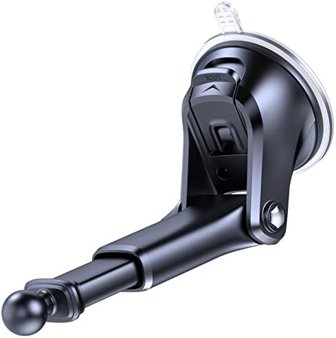 OQTIQ Replacement Suction Cup Mount Part, with Replacement Dashboard Pad Disc, 17.2mm Ball Joint Suction Cup with Adhesive Mounting Disk for Phone Mount Holder, Magnetic Mount, Windshield/GPS