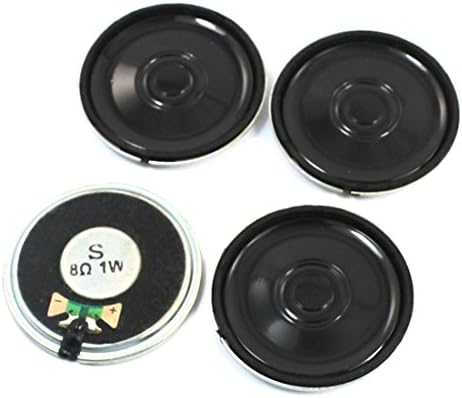 4 Pcs Speaker Repair 1Watt 8 Ohm Internal Magnet Interphone Speaker Speaker Repair Accessories Loudspeaker 40mm