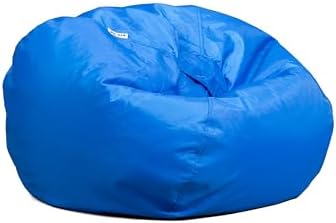 Big Joe Classic Bean Bag Chair, Sapphire Smartmax, Durable Polyester Nylon Blend, 2 feet Round