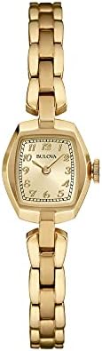 Bulova Ladies' Classic Dress Mini 2-Hand Quartz Watch, Stainless Steel, Arabic Markers