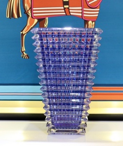 Copy baccarat eye vase rectangular